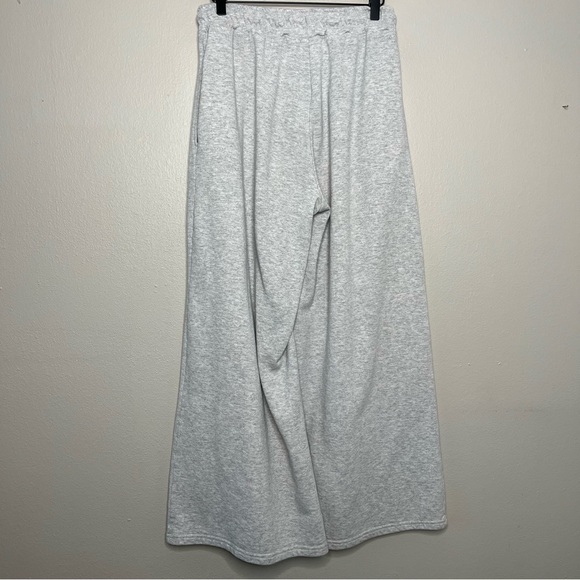 Urban Outfitters iets frans Women Pants Medium Gray High Rise Flare Wide Leg - Picture 8 of 12
